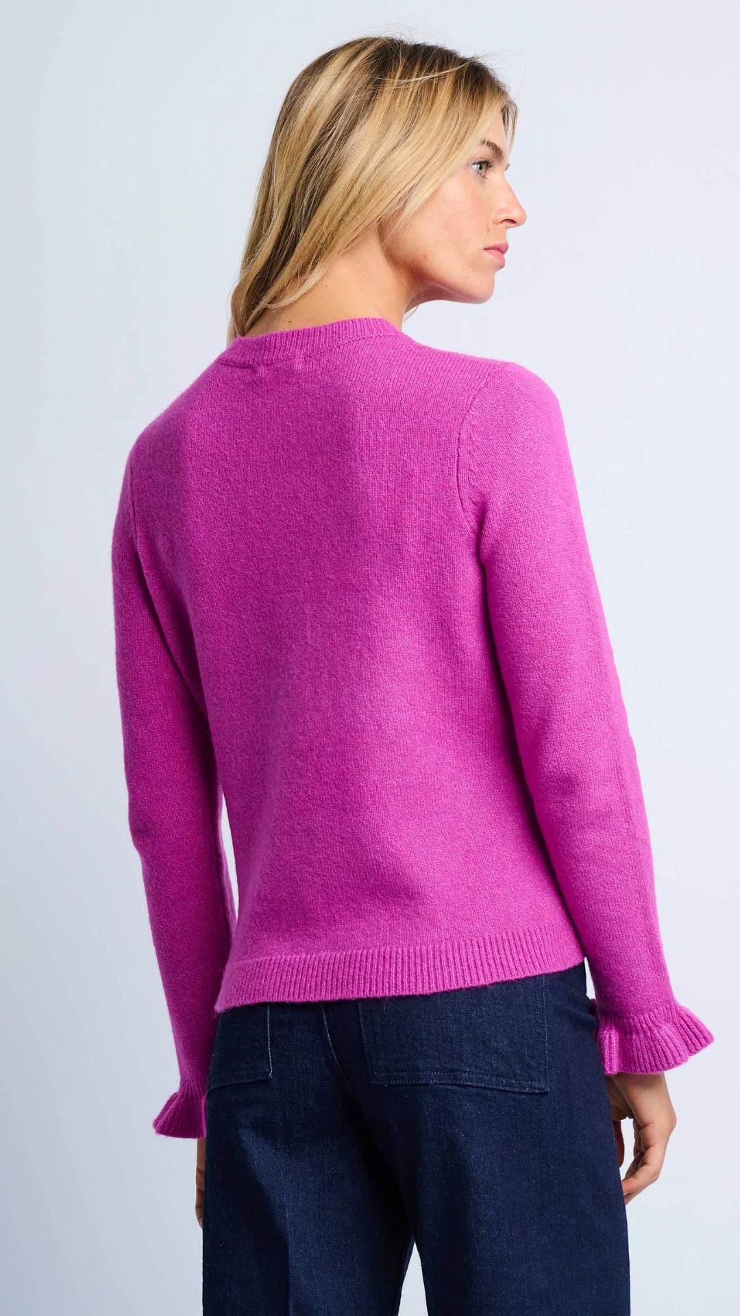 THE Allure Henley- Hot Orchid