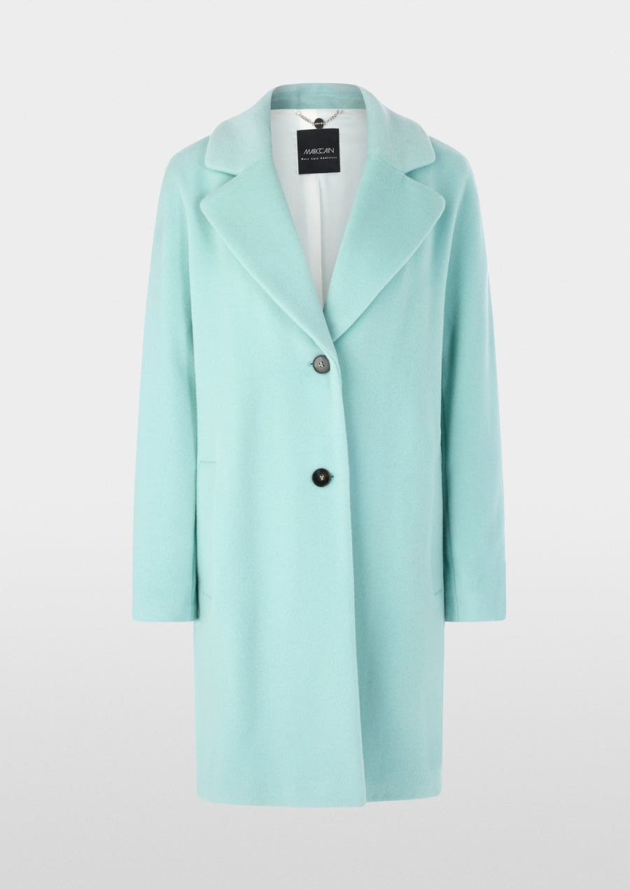 Wide Coat in Alpaca Wool Blend