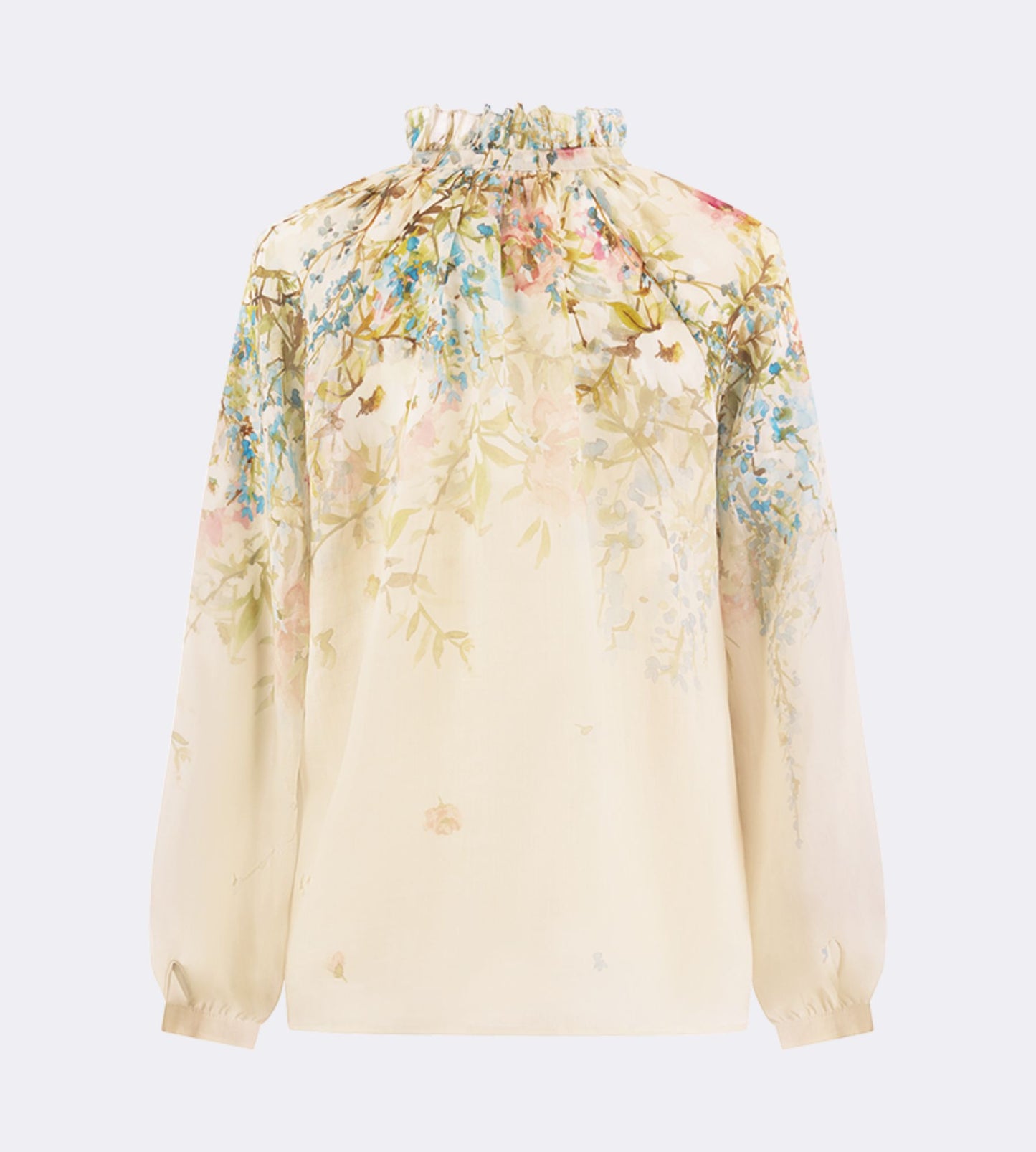Fluid Blouse With Floral Print
