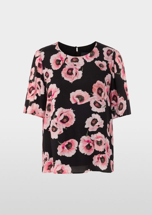 Blouse Shirt with Floral Pattern