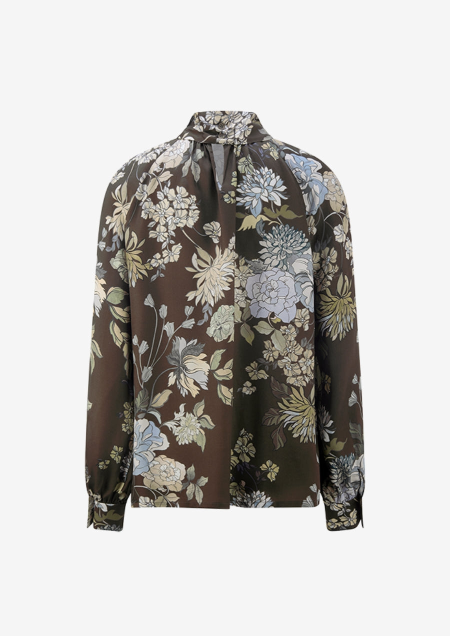 Blouse with Floral Print