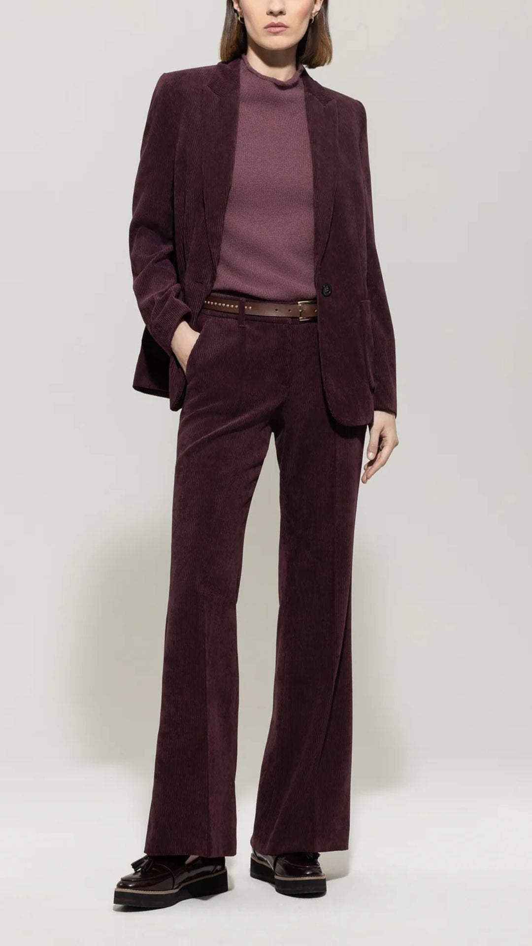 Flared Corduroy Pants