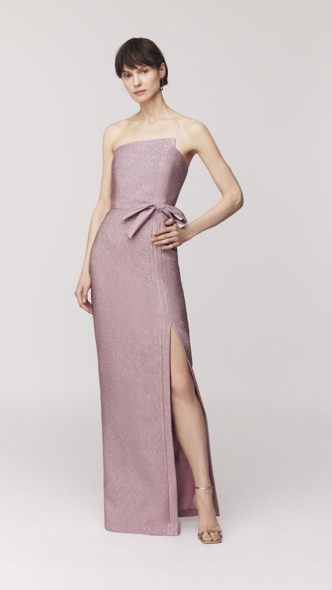 Audrey+Brooks #6731 Pink Strapless Gown