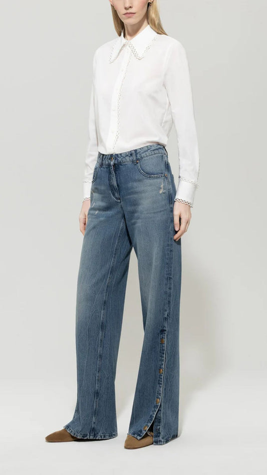 Cotton Voile Shirt Blouse