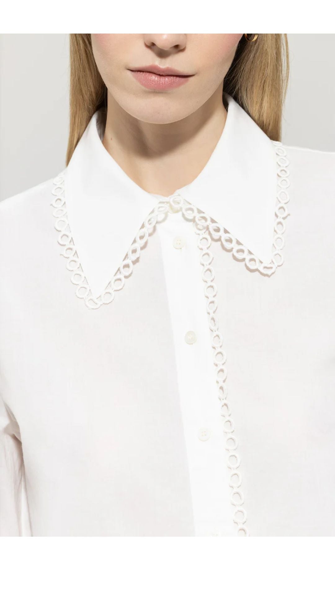 Cotton Voile Shirt Blouse