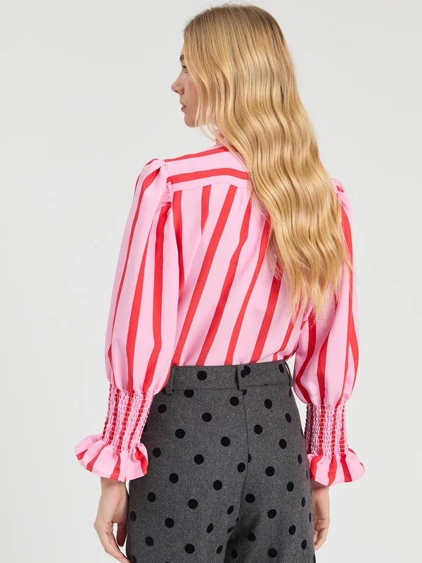 Vilagallo #33938 Volanta Shirt with Ruffles