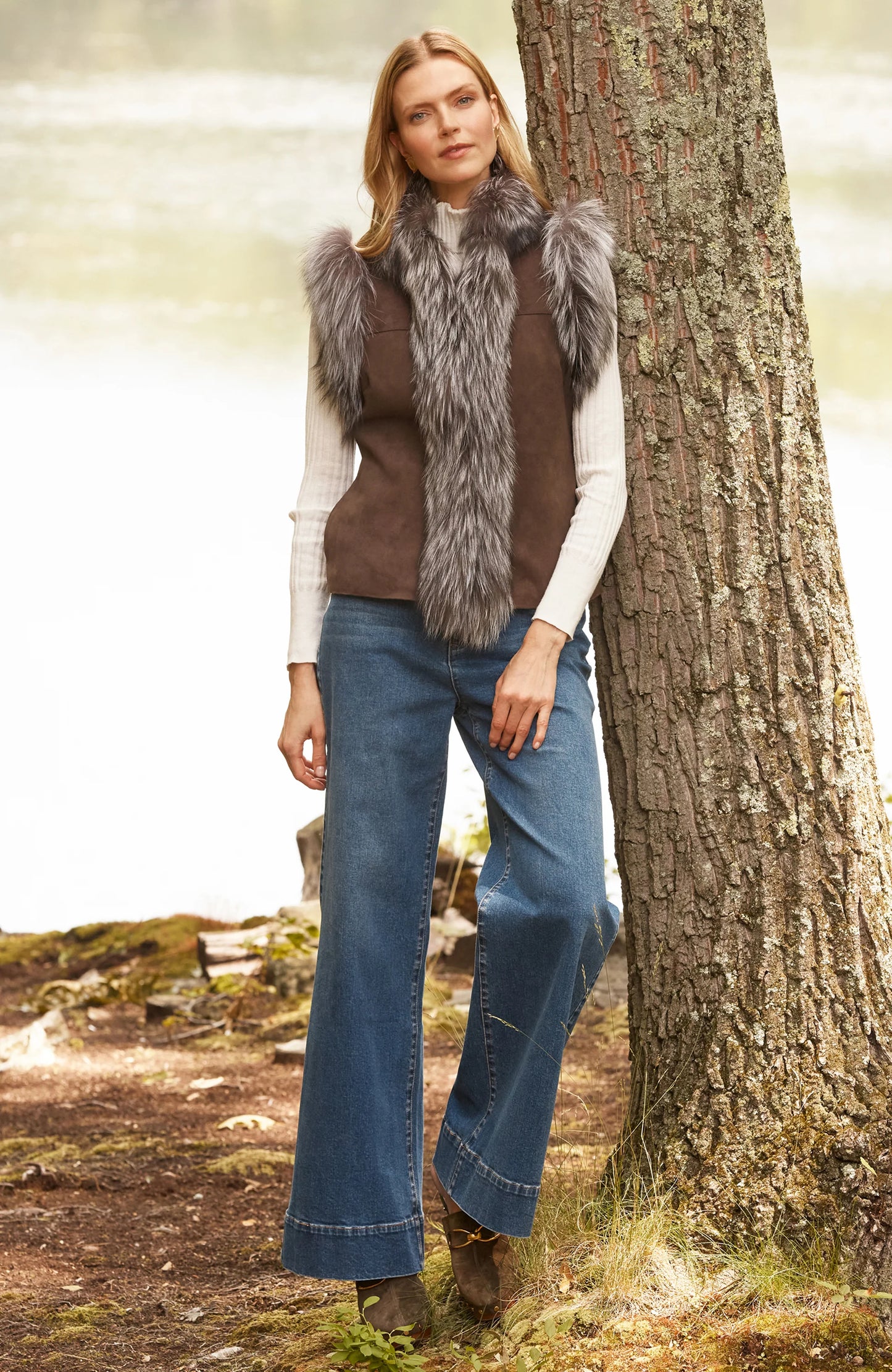 Fur Suede Vest