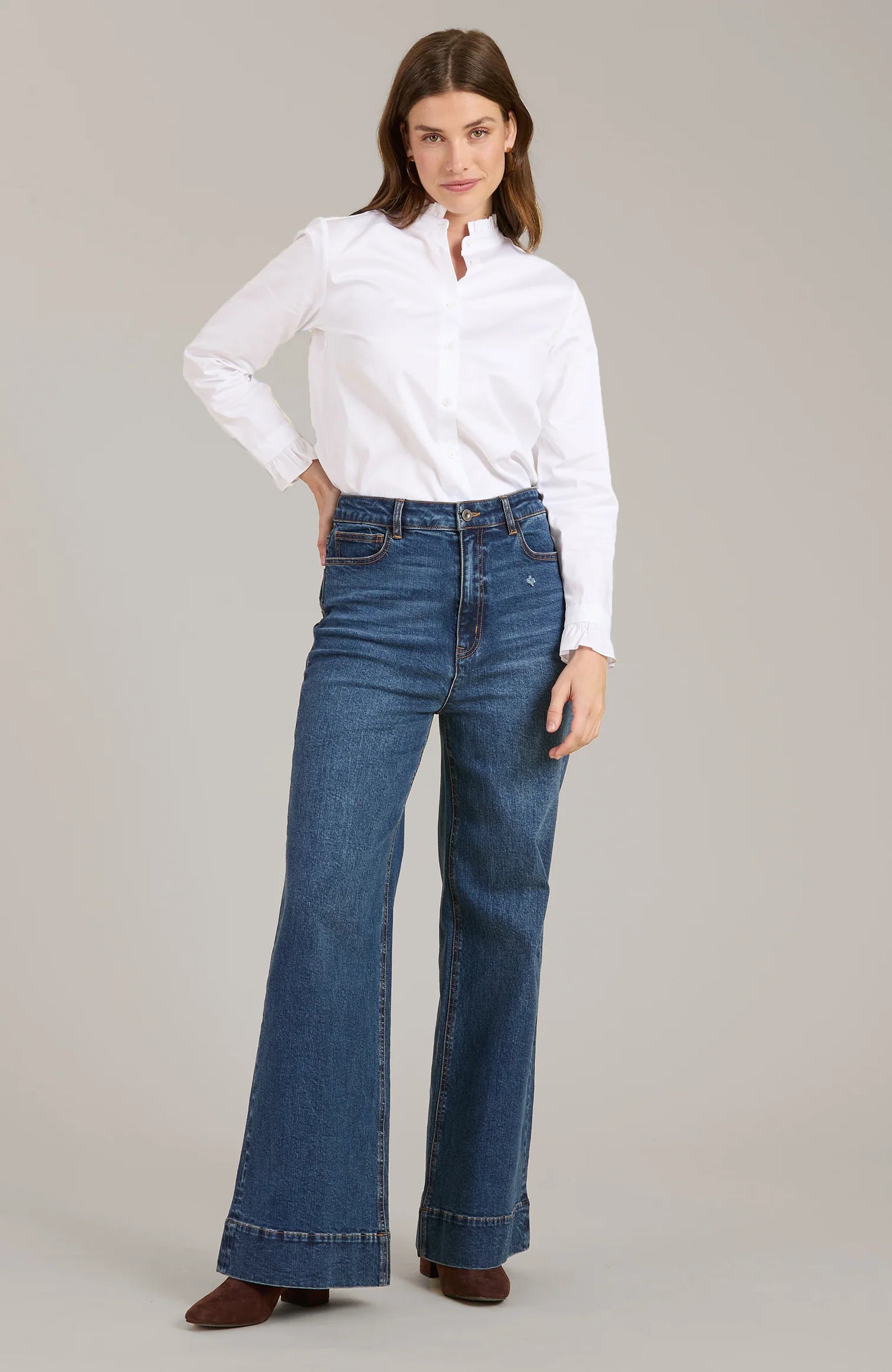 Flared High-Rise Jean