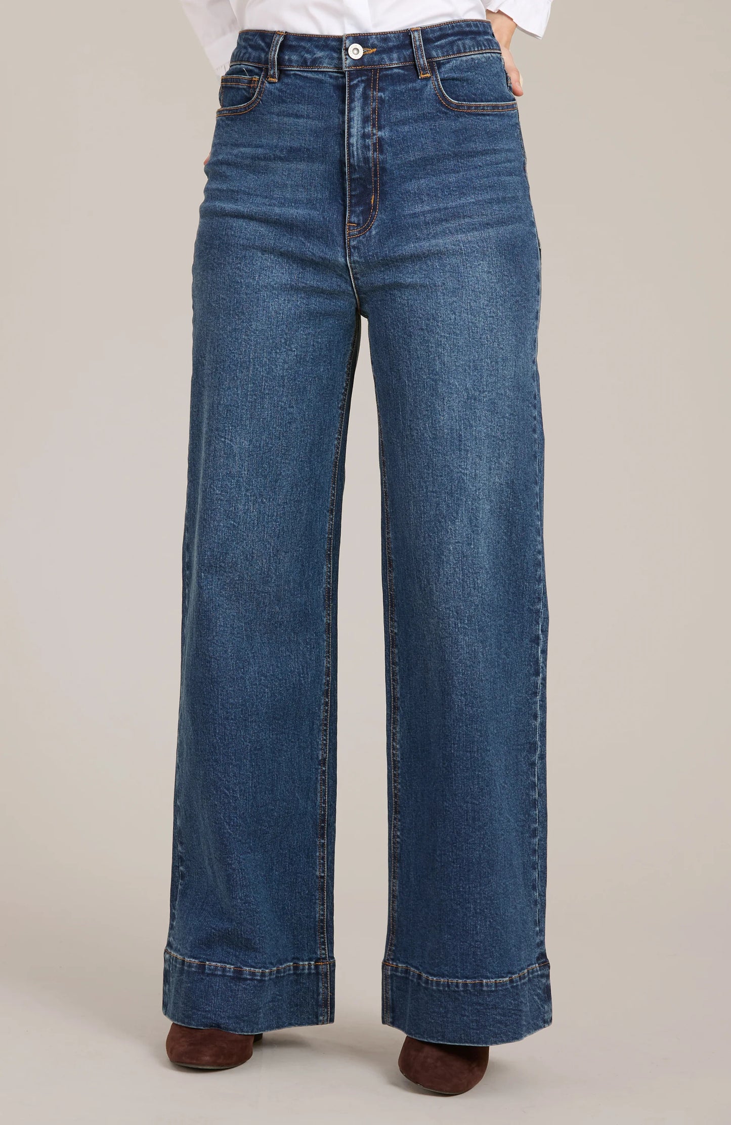 Flared High-Rise Jean