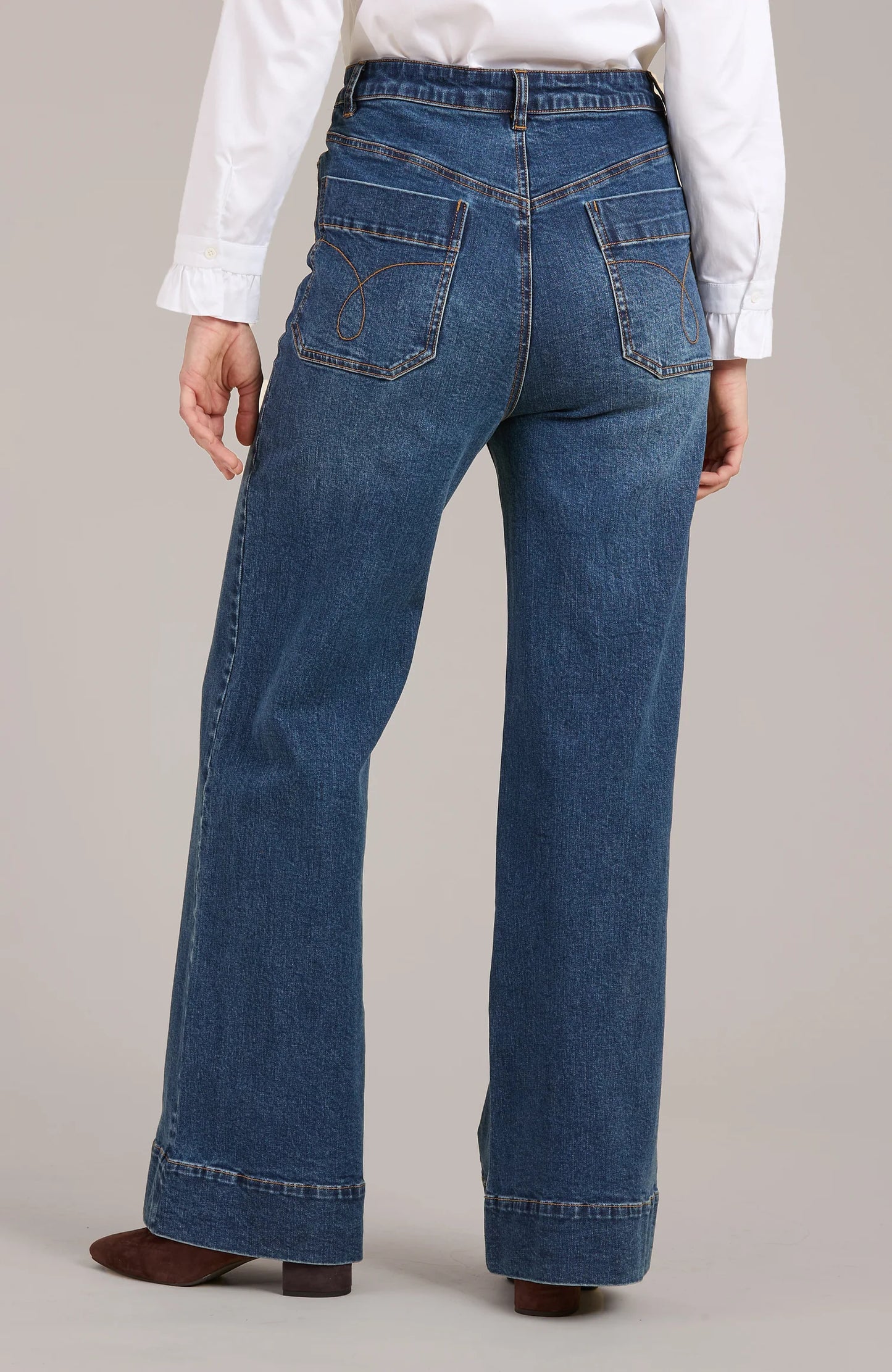 Flared High-Rise Jean