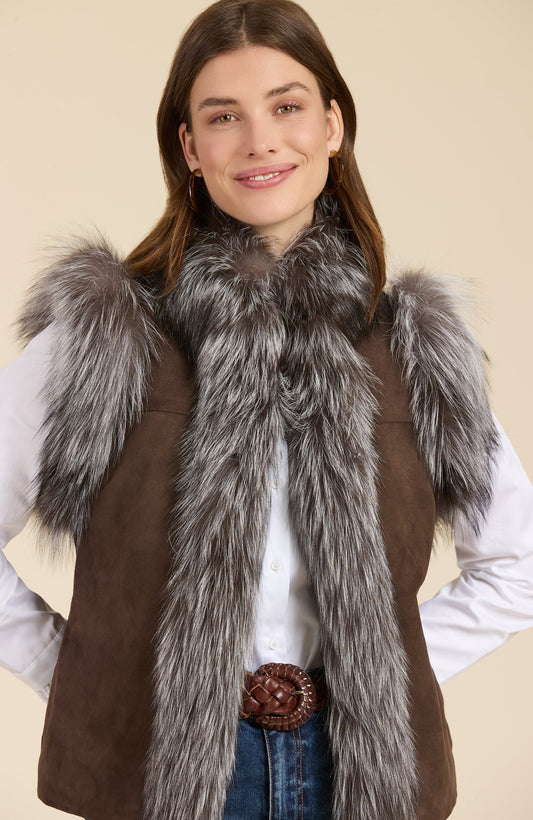 Fur Suede Vest