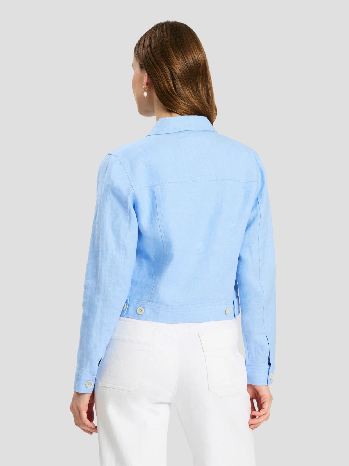 41000EE-Corey Linen Jean Jacket