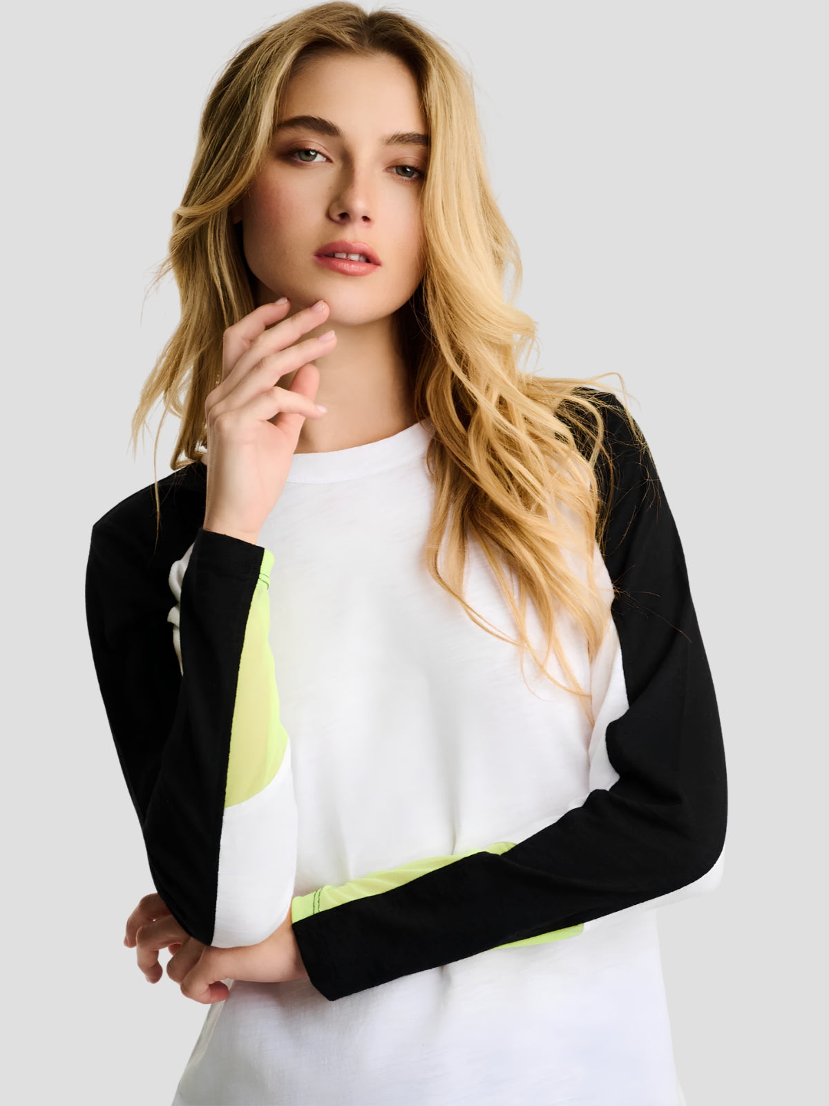 Playing Games Cotton Tee- White/Black
