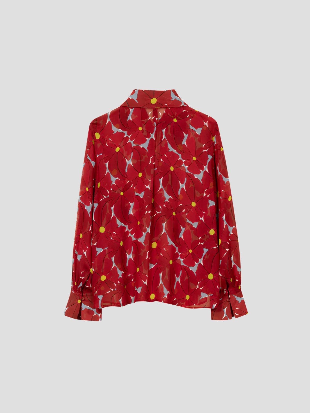 Blouse with Flower Print