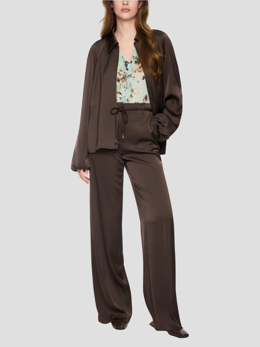 WARRI shiny fabric trousers
