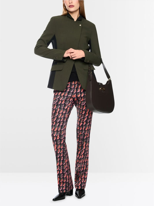 Jacket with Contrasting Stripes