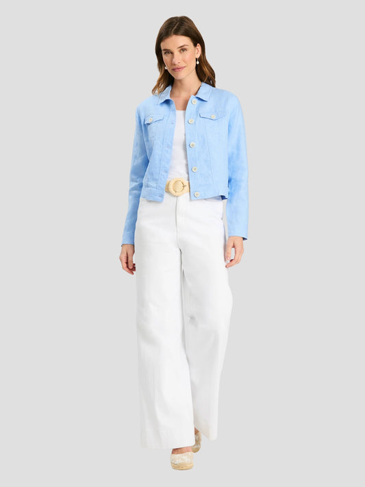 41000EE-Corey Linen Jean Jacket