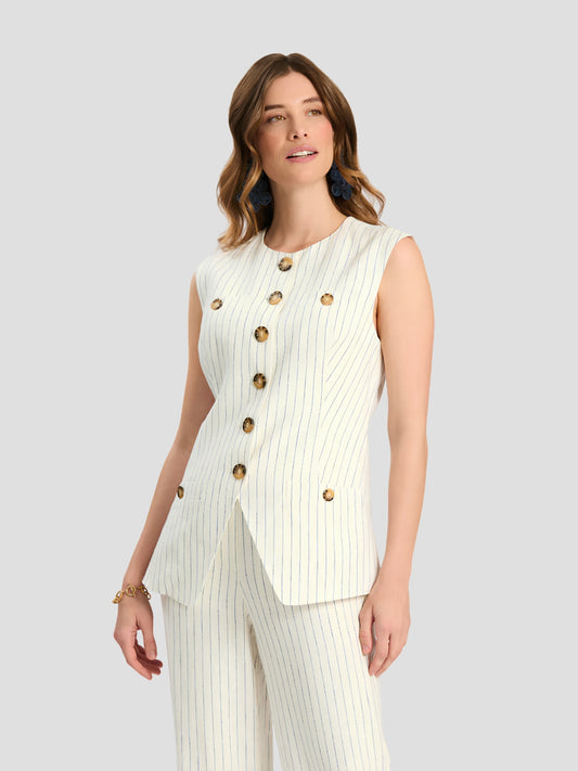 40202EE-Kate Striped Vest