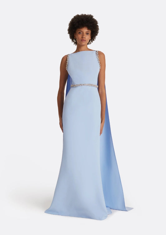 Ginevra Soft Sky Long Gown