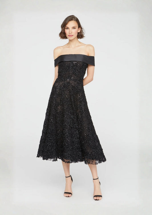 Roxy Off Shoulder A Line Dress