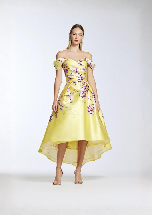 High-Low Floral Dress #F4459