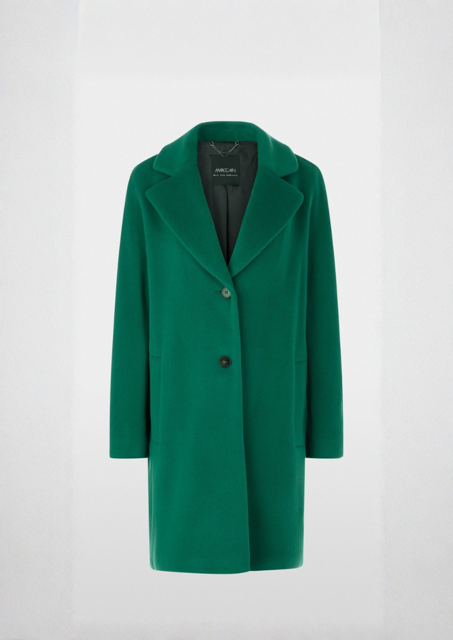 Wide Coat in Alpaca Wool Blend