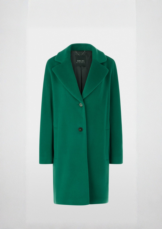 Wide Coat in Alpaca Wool Blend