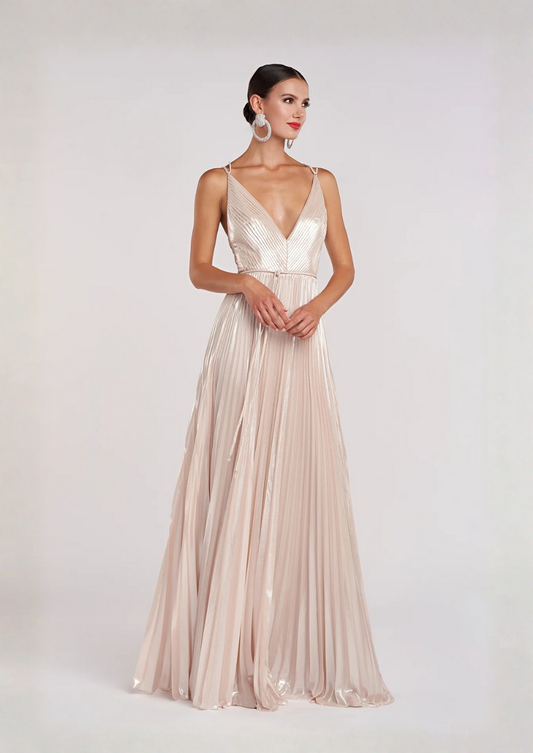 Ace Gown in Foil Chiffon
