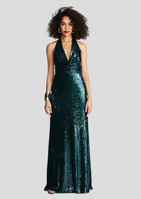 Tova Gown in Tinted Sequin