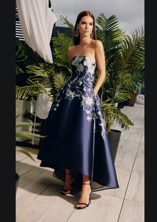 Strapless Hi-lo Gown