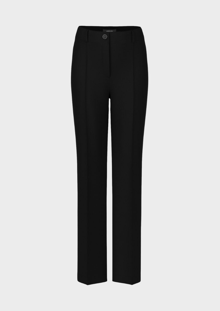 High-Waist FAID Trousers with Piping