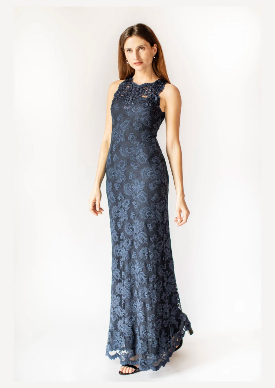 Lace Elegance Sheath Gown