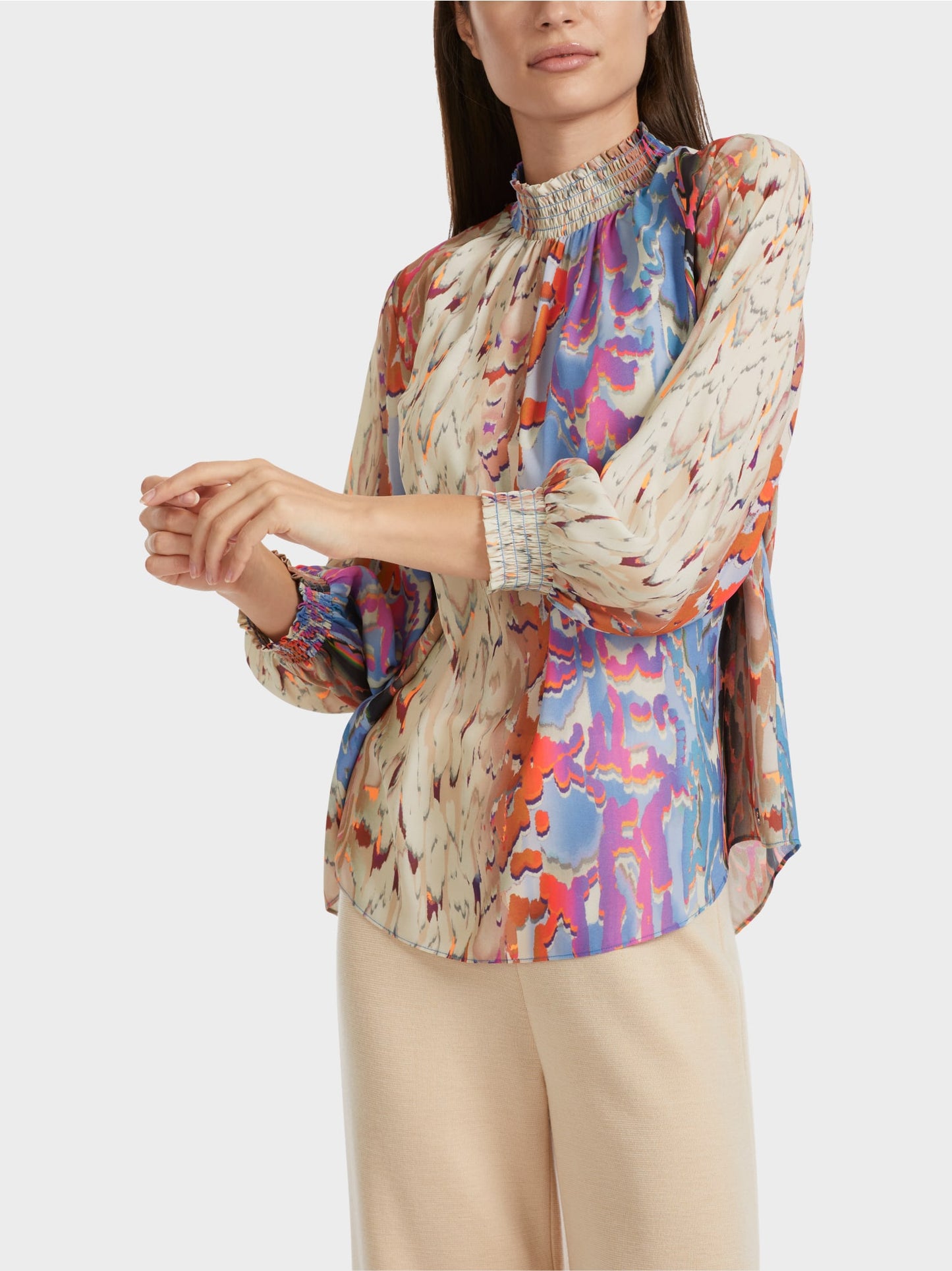 Colorful "Rethink Together" Blouse