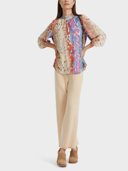 Colorful "Rethink Together" Blouse