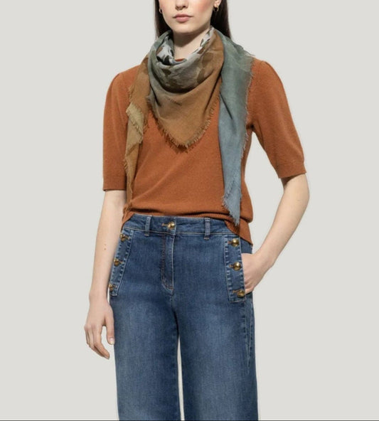 Scarf with Animal Print