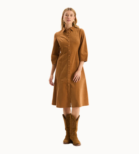 Beth Pinwale Corduroy Midi Dress