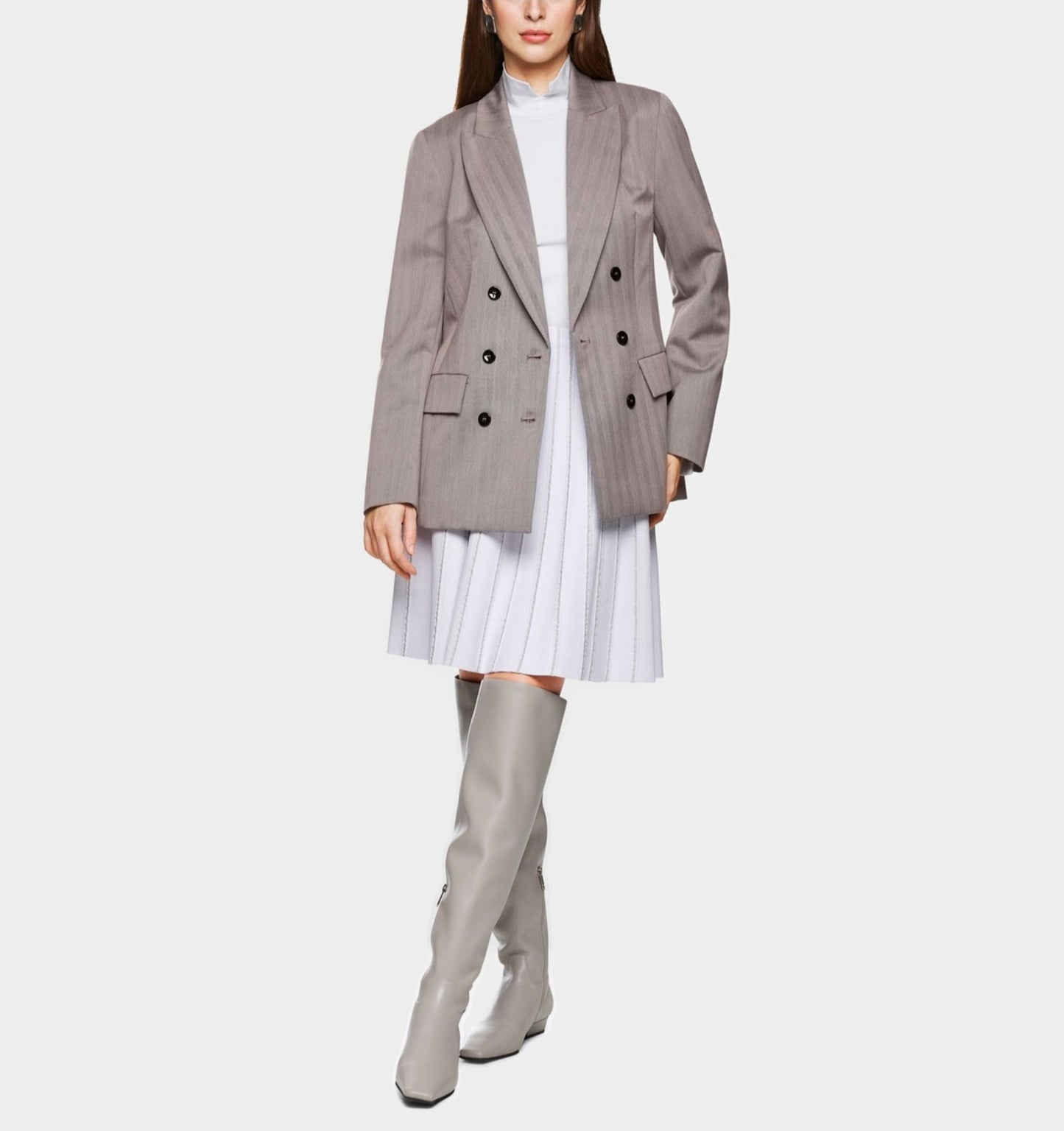 Oversized Herringbone Blazer