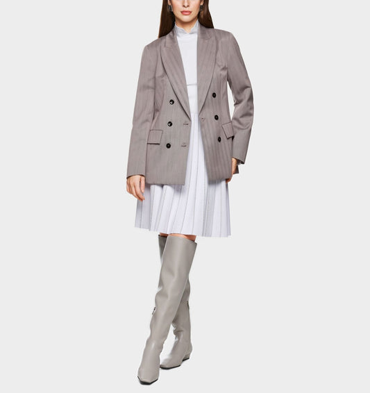Oversized Herringbone Blazer