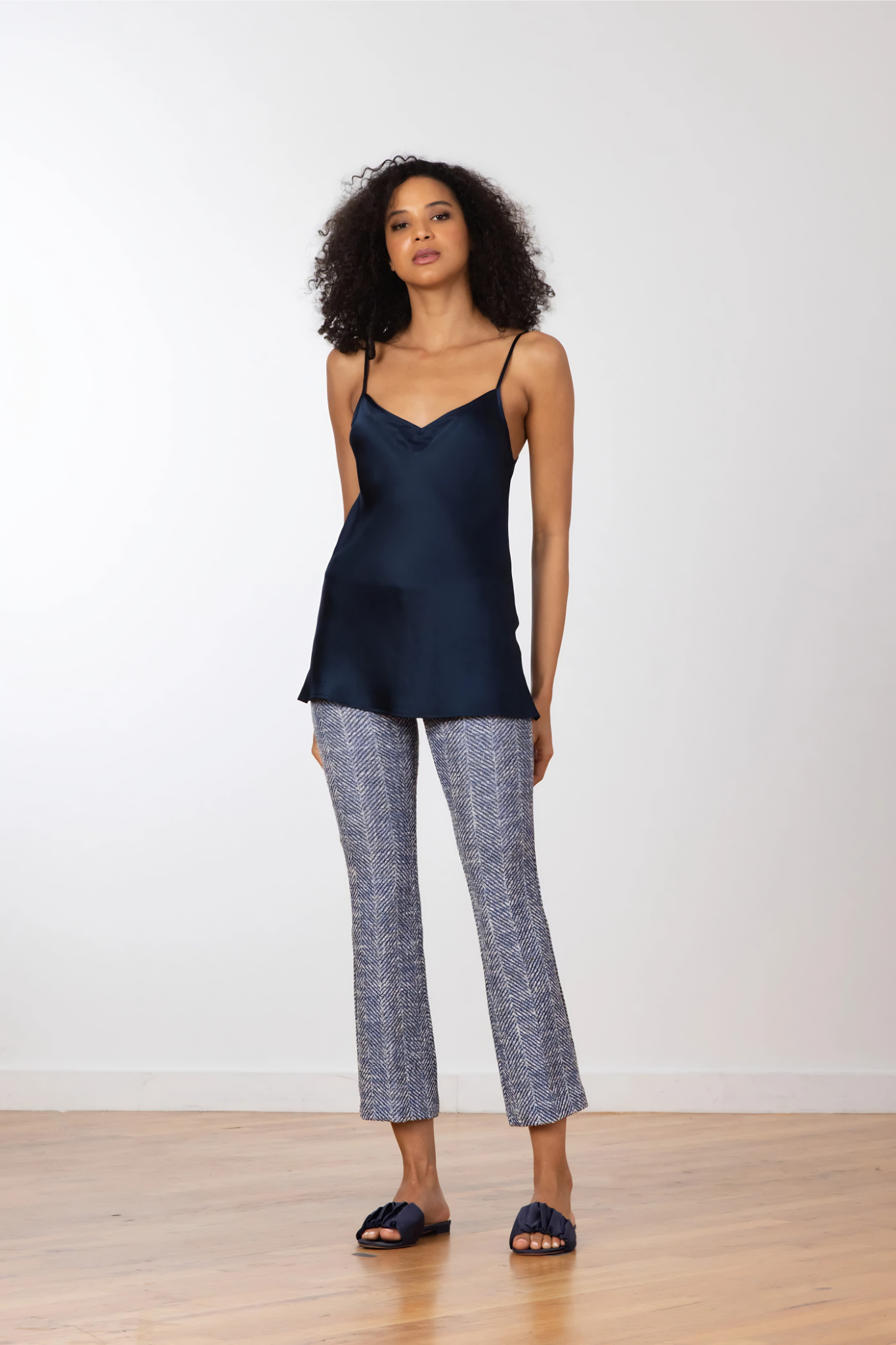 F1794 Leo Boucle Chevron Pant