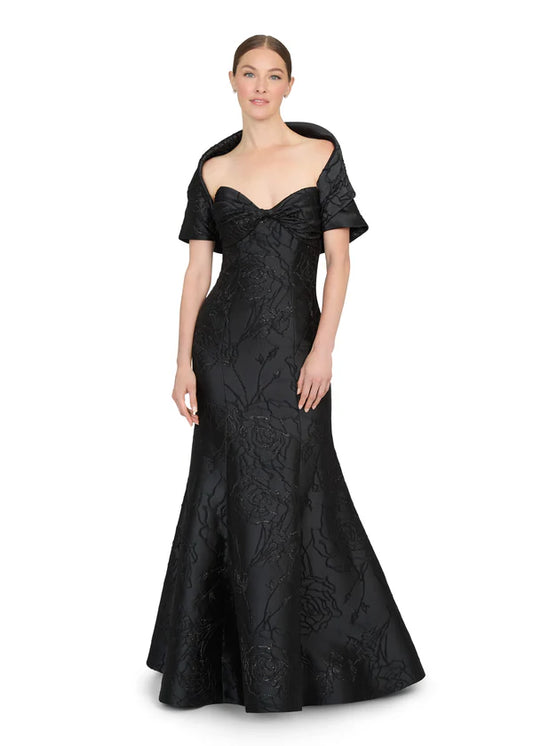 Esperanza Camellia Vine Gown with Valeria Bolero - 2 pc